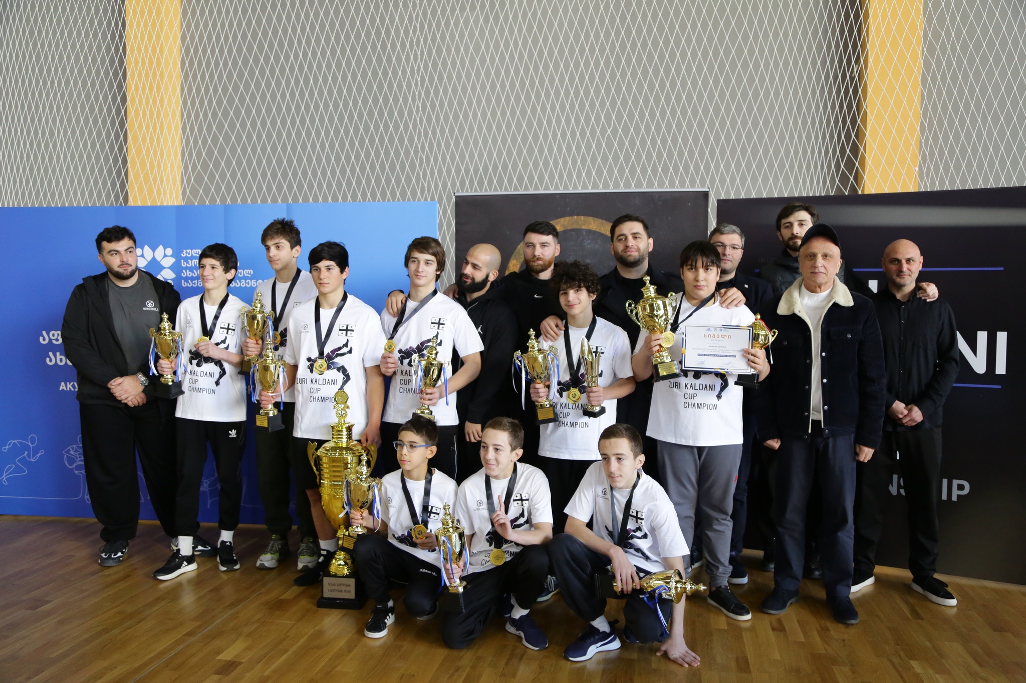 ჭიდაობაში დამსახურებული მწვრთნელის ზური ქალდანის სახელობის თასის გათამაშება გაიმართა